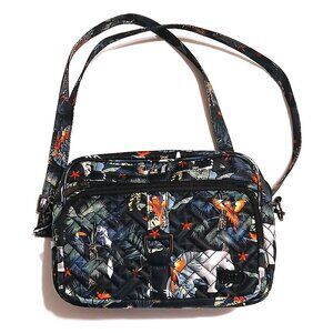 Lug Carousel XL Crossbody Bag – Wildlife Black – RFID, Water Resistant